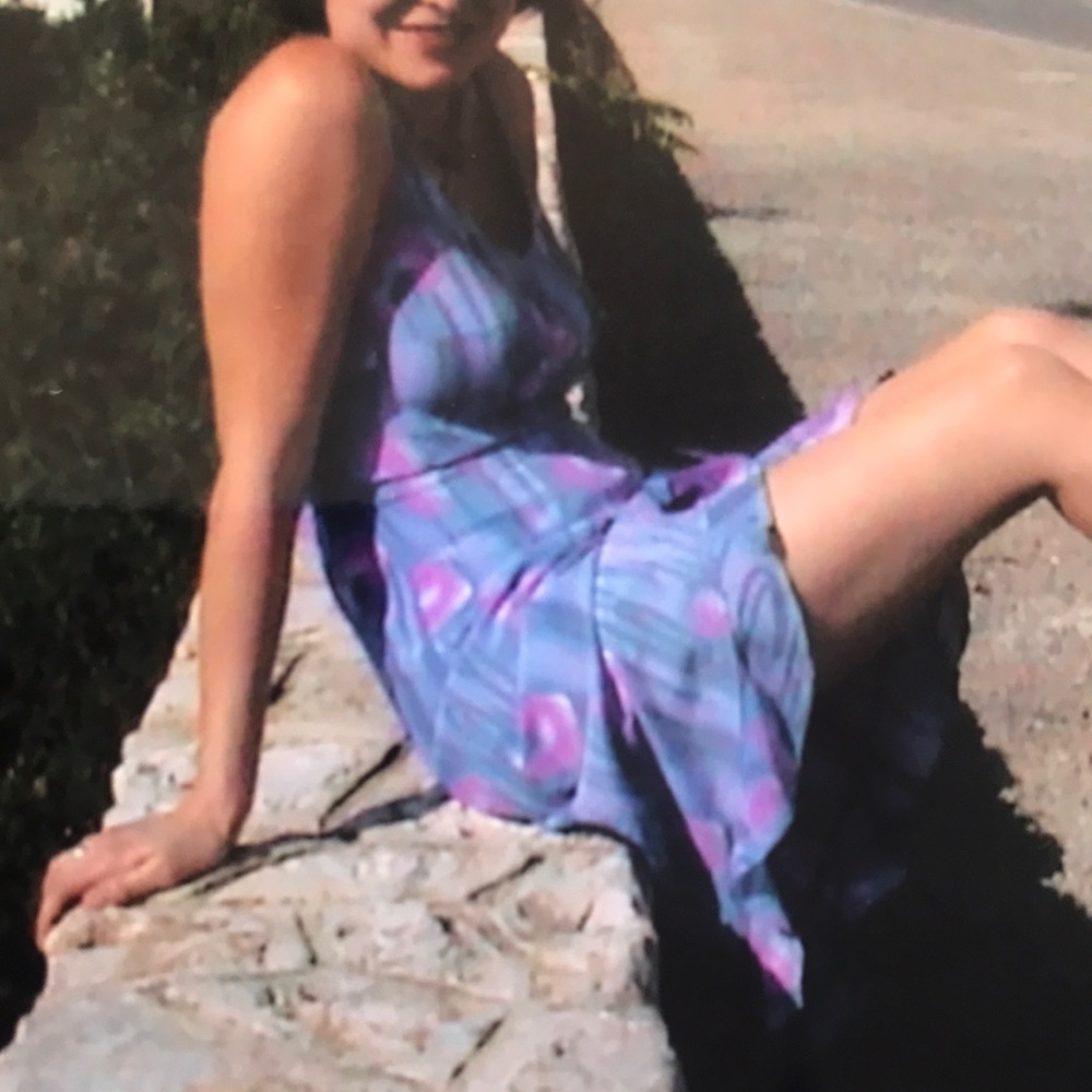 3/25💙Purple Ruffle Dress